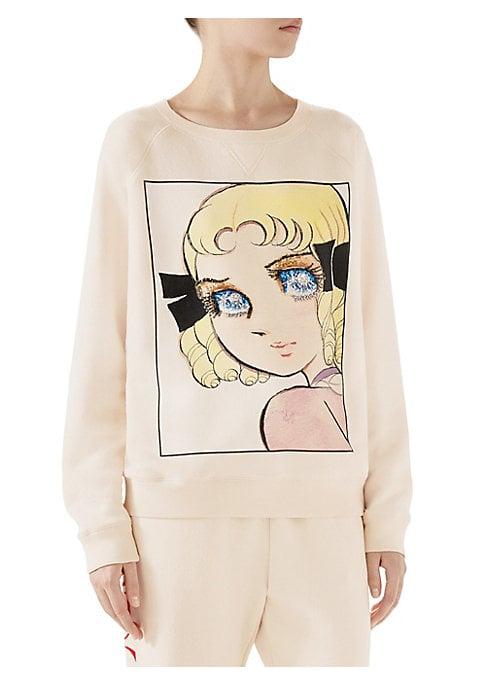 Gucci Manga Sequin Eyes Sweatshirt