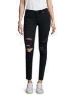 Ag Mid-rise Distressed Jeans