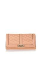 Rebecca Minkoff Quilted Leather Love Clutch