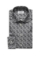 Eton Contemporary Fit Abstract-print Cotton Dress Shirt