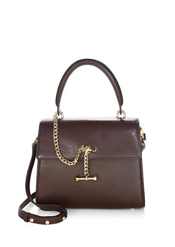Luana Italy Mini Leather Satchel Bag