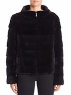 Michael Kors Collection Horizontal Sheared Mink Fur Jacket