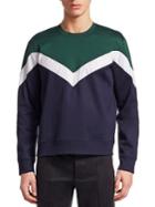 Valentino Chevron Stripe Sweatshirt
