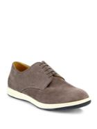 Giorgio Armani Perforated Suede Derby Shoes