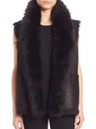 Vince Reversible Shearling Vest