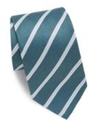 Eton Striped Linen & Silk Tie