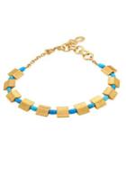 Stephanie Kantis Sequence Turquoise Howlite Collar Necklace