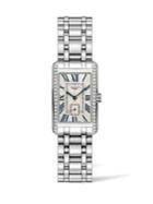 Longines Dolcevita Stainless Steel Bracelet Rectangle Watch