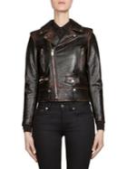 Saint Laurent Lo1 Leather Moto Jacket