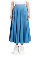 Maison Margiela Reflective Pleated Midi Skirt