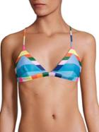Mara Hoffman Vela Rainbow Triangle Bikini Top