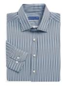 Etro Asymmetric Stripe Dress Shirt