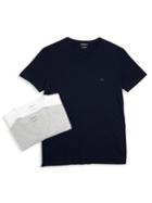 Emporio Armani Genuine Cotton V-neck T-shirts Set Of Three