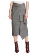 Roland Mouret Peterson Wool Midi Skirt