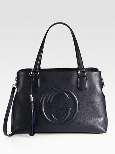 Gucci Soho Leather Working Tote