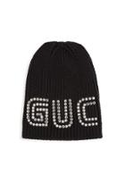 Gucci Crystal Logo Wool Hat