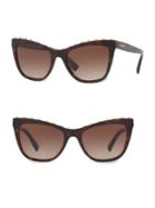 Valentino 54mm Rockstud Cat Eye Sunglasses