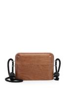 The Row Rope Strap Wooden Minaudiere Bag