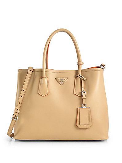 Prada City Calf Double Bag