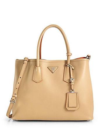 Prada City Calf Double Bag