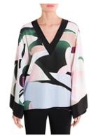 Emilio Pucci Kimono Sleeve Printed Blouse