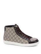 Gucci Gg Supreme Canvas High-top Sneakers