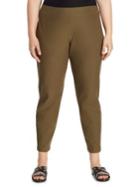 Eileen Fisher, Plus Size Slim-fit Cropped Pants