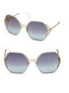 Roberto Cavalli Geometric Sunglasses