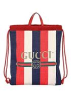 Gucci Sylvie Logo Print Drawstring Backpack