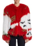 The Fur Salon Knit Fox Fur Jacket