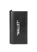 Off-white Leather Quote Bi-fold Wallet