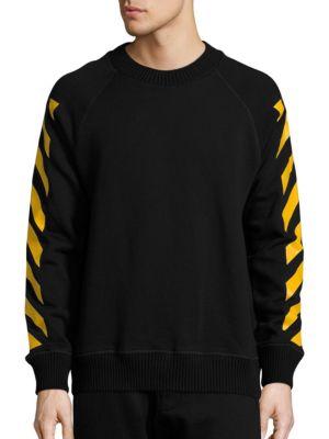 Moncler O Striped Sleeve Sweatshirt