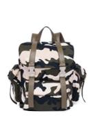 Valentino Camouflage-printed Backpack