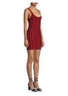 Victor Glemaud Striped Knit Mini Tank Dress