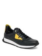 Fendi Bugs Leather Athletic Sneakers