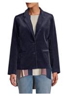 Eileen Fisher Notch Collar Shaped Jacket