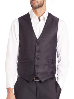 Carrot & Gibbs Ribbed Five-button Vest