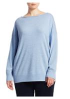 Lafayette 148 New York, Plus Size Relaxed Cashmere Sweater