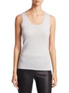 Saks Fifth Avenue Collection Feather Weight Cashmere Tank Top