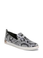 Vince Vero Snake Print Leather Sneakers
