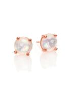 Ippolita Rose Rock Candy Mother-of-pearl & Clear Quartz Doublet Mini Stud Earrings