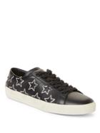Saint Laurent Court Classic Star Leather Sneakers