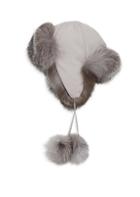 Saks Fifth Avenue Collection Collection Fox Fur-lined Pom Pom Trapper Hat