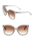 Chloe 58mm Rita Soft Square Sunglasses