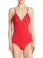 Stella Mccartney Broderie Anglaise One-piece Swimsuit
