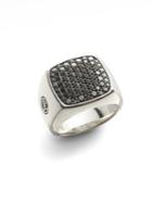 David Yurman Diamond Signet Ring