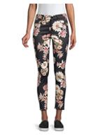 Jen7 By 7 For All Mankind Floral-print Skinny Jeans