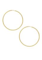 Gucci 18k Yellow Gold Lmdm Hoop Earrings