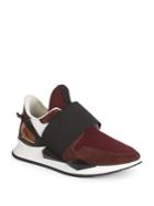 Givenchy Active Suede & Python Slip-on Sneakers