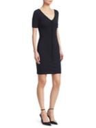 T By Alexander Wang Ruched Cotton Bodycon Dress